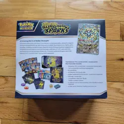 Surging Sparks ETB Factory Sealed Scarlet Violet Pokemon TCG - Image 2