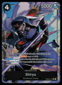 Shiryu (Alt Art) PRB02-015 - One Piece The Best Vol. 2 - Rare (NM) - Image 1