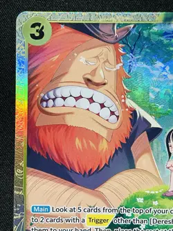CARD ONE PIECE TCG - Dereshi Nico Robin OP09-117 Alternate Art NEAR MINT English - Image 3