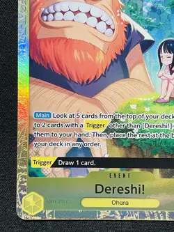 CARD ONE PIECE TCG - Dereshi Nico Robin OP09-117 Alternate Art NEAR MINT English - Image 4