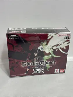 Union Arena TCG Black Clover Booster Box UE08BT [16 Packs] - SEALED - English - Image 1