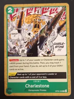 One Piece Card Game Charlestone OP05-038 1st Anniversary Promo English - Image 1