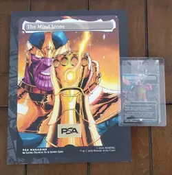 PSA Magazine MAY 2026 + SEALED Thanos Magic The Gathering Card Promo SWORDS MTG - Image 1