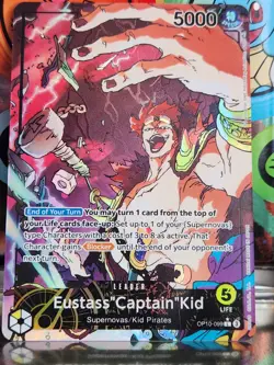 Eustass"Captain"Kid Leader Alt Art One Piece OP10-099 TCG English Card - Image 1