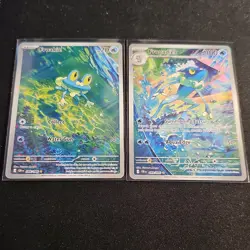 Pokemon TCG Chaos Rising 2-Card Lot Froakie 088/086 Frogadier 089/086 EN Holo - Image 1