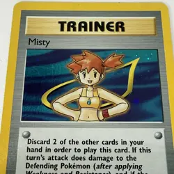 Pokemon Card Misty Gym Heroes Unlimited Holo Rare 18/132 NM+ - Image 3