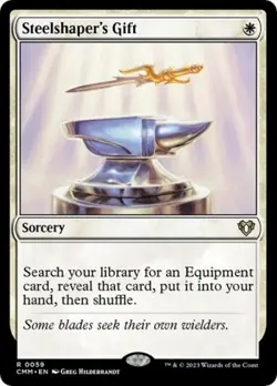 Steelshaper's Gift - Near Mint MTG Commander Masters - Image 1