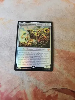 Beza, The Bounding Spring FOIL Bloomburrow MTG NM - Image 1