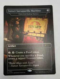 MTG Magic Sunset Sarsaparilla Machine #2462 Secret Lair NM Fallout FOIL - Image 1