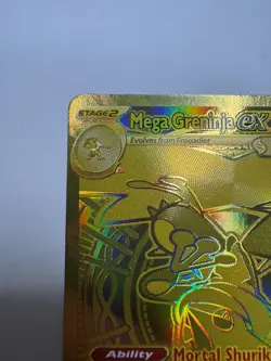 Mega Greninja EX 122/86 Gold Chaos Rising Mega Hyper Rare Pokemon Pack Fresh - Image 5