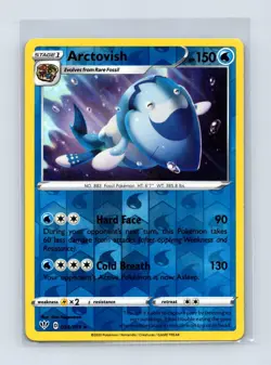 Arctovish 054/189 Rare Darkness Ablaze Pokemon Reverse Holo Near Mint - Image 1