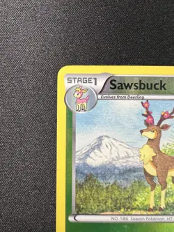 Sawsbuck 14/114 Rare Black & White Pokemon Reverse Holo Pokemon TCG - Image 2