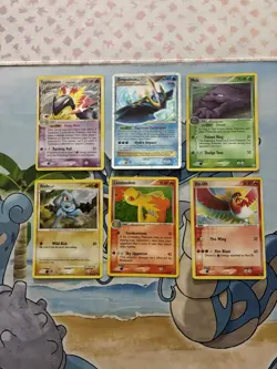 Vintage Pokemon Card Lot Holo Muk Empoleon Pop Series Ho Oh Etc Fire - Image 1