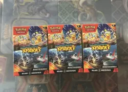 Pokemon TCG Surging Sparks Booster Bundle Lot X3 (18 Packs) NEW Factory Sealed - Image 1