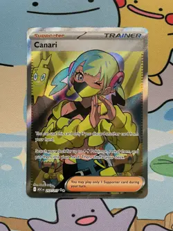 Canari 257/217 ASC Trainer-Supporter Full Art Holo Ultra Rare Pokemon TCG - Image 1