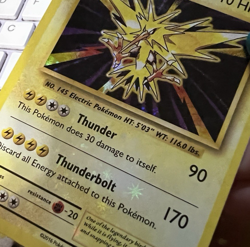 Zapdos Holo 42/108 Pokemon Card Evolutions 42/108 LP HOLO BLEED - Image 3