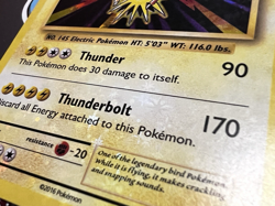 Zapdos Holo 42/108 Pokemon Card Evolutions 42/108 LP HOLO BLEED - Image 4