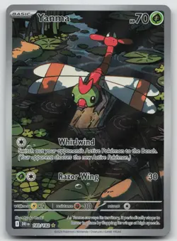 Yanma 183/182 Illustration Rare Destined Rivals Pokemon Near Mint - Image 1