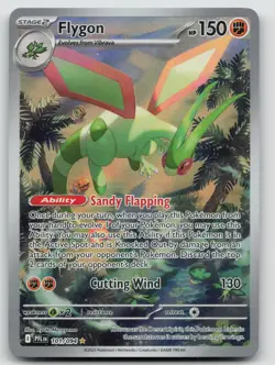 Flygon 101/094 Illustration Rare Phantasmal Flames Pokemon Near Mint - Image 1