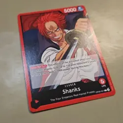 Shanks - NM OP09-001 - Leader - English - Near Mint - One Piece TCG CCG - Image 2