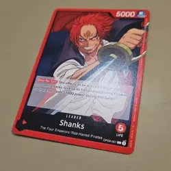 Shanks - NM OP09-001 - Leader - English - Near Mint - One Piece TCG CCG - Image 3