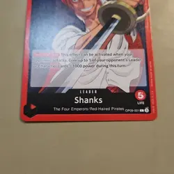 Shanks - NM OP09-001 - Leader - English - Near Mint - One Piece TCG CCG - Image 5