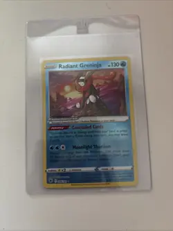 Pokemon TCG Radiant Greninja Holo Card Sword & Shield Astral Radiance 046/189 - Image 1