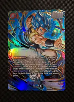Gogeta : BR FB09-121 Alternate Art Dual Evolution Dragon Ball Card English - Image 1