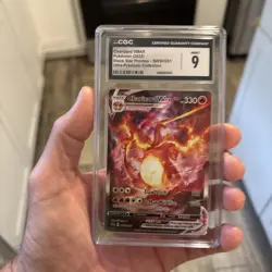 CGC 9 MINT Charizard VMAX SWSH261 FULL ART HOLO 261 SWSH PROMO Pokemon Card 088 - Image 1