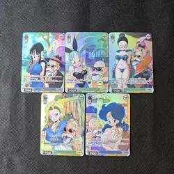 5×Dragon Ball Kame Sennin Doujin Card happy Series New Goddess Waifu Holo - Image 4