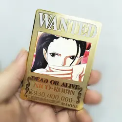 One Piece Robin Metal Doujin Card Wanted Series 3 Goddess Stroy Waifu - Image 1
