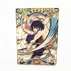 Demon Slayer Metal Doujin Card Inosuke Hashibira Series 22 Goddess Stroy - Image 1