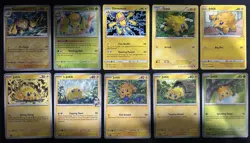 Pokemon TCG Joltik & Galvantula Lot: 10 Card Collection Set - Image 1