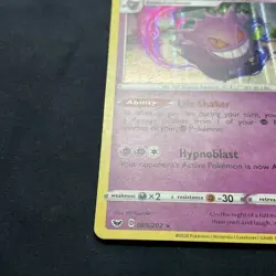 Pokemon Gengar 85/202 Holo Rare LP+ Sword & Shield TCG Card - Image 5