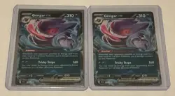 Lot of 2 Pokemon Scarlet & Violet Temporal Forces Gengar ex 104/162 Holo Cards - Image 1