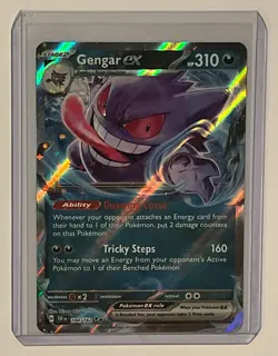 Lot of 2 Pokemon Scarlet & Violet Temporal Forces Gengar ex 104/162 Holo Cards - Image 2