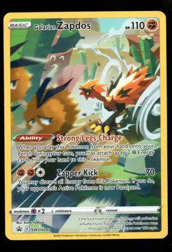 Pokemon Galarian Zapdos SWSH: Sword & Shield Promo Cards #SWSH283 NM - Image 1