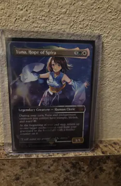Yuna, Hope of Spira (Borderless) (Chocobo Track Foil) Final Fantasy Foil - Image 1