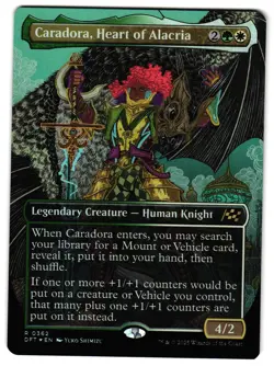 Caradora, Heart of Alacria (Borderless) 362 - NM - Aetherdrift Foil R - Image 1