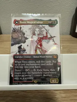 MTG Terra Magical Adept Borderless M 0323 Final Fantasy Regular NM - Image 1