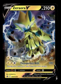 Zeraora V SWSH263 SWSH: Sword & Shield Promo Cards Pokemon TCG - Image 1