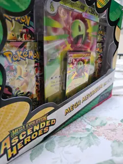 Pokemon TCG: Mega Evolution Ascended Heroes Mega Meganium Ex Box New and Sealed - Image 2