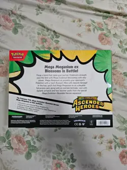 Pokemon TCG: Mega Evolution Ascended Heroes Mega Meganium Ex Box New and Sealed - Image 3