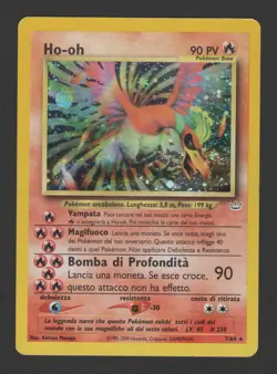 Ho-oh Holo Neo Revelation 7/64 ITA – Carta Pokemon Rara - Image 1