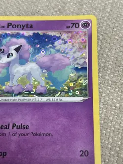 Pokemon TCG Card Game Galarian Ponyta Swsh013 Holo Promo General Mills Cereal - Image 3
