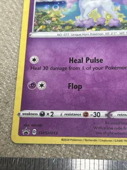 Pokemon TCG Card Game Galarian Ponyta Swsh013 Holo Promo General Mills Cereal - Image 4