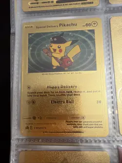 Pokemon Card Collection Custom Gold Foil Full Art Rare Lot of 13 Cards EX-NM - Image 3