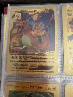 Pokemon Card Collection Custom Gold Foil Full Art Rare Lot of 13 Cards EX-NM - Image 4
