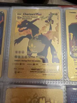 Pokemon Card Collection Custom Gold Foil Full Art Rare Lot of 13 Cards EX-NM - Image 5