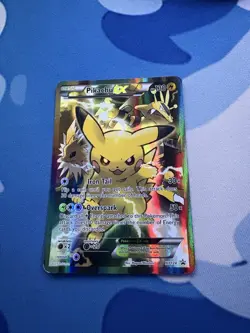 Pokemon Pikachu EX XY124 XY Set Holo Promo English 2016 130 HP Card - Image 3